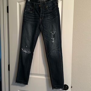 American Eagle, Tom girl super stretch jeans smoke-free home